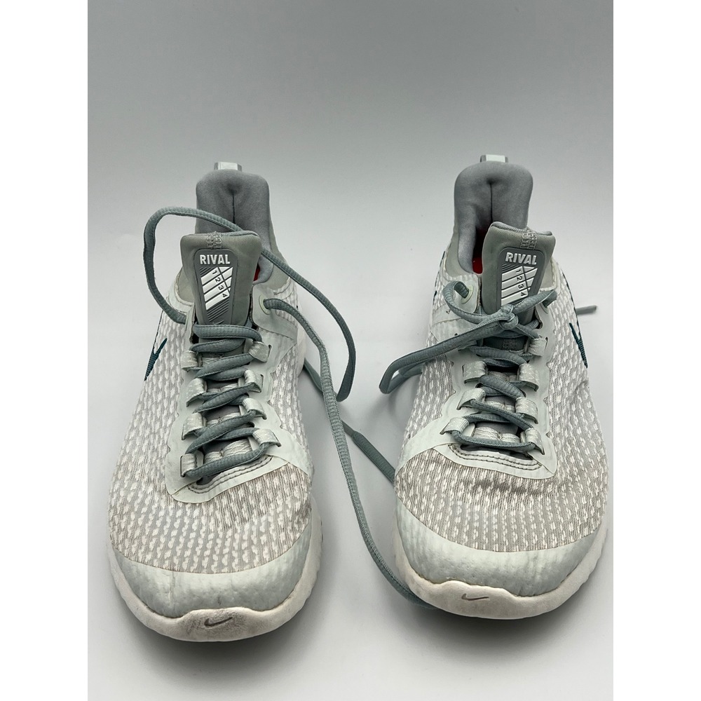 Nike Legend React Rival Grey White Teal Running Shoes AA7411-004 Womens 8.5 - Picture 5 of 7